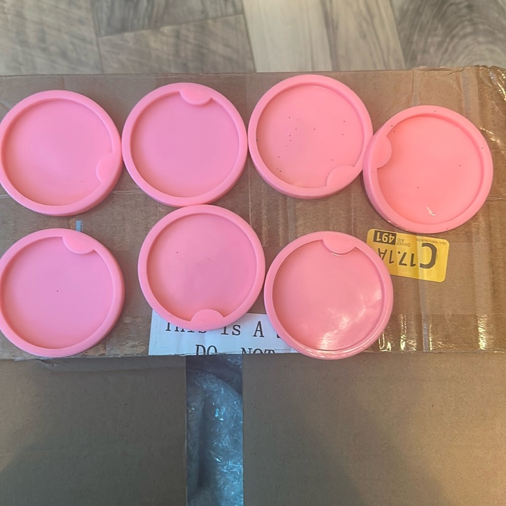 Silicone car coaster molds
